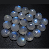 6mm - 20pcs - AA high Quality Rainbow Moonstone Super Sparkle Rose Cut Faceted Round -Each Pcs Full Flashy Gorgeous Fire